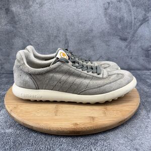 Camper Pelotas Shoes Womens Size 9 Gray Suede Sneakers Cushioned Walking
